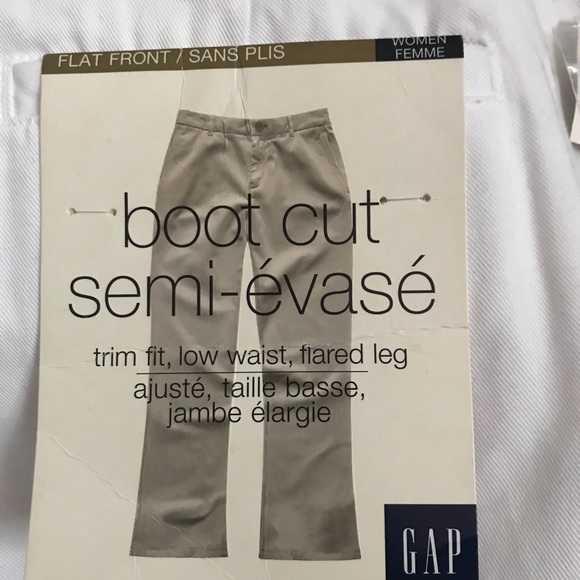 NWT GAP Cotton Flared/ Boot Cut Pants: Size 8R - Picture 6 of 6